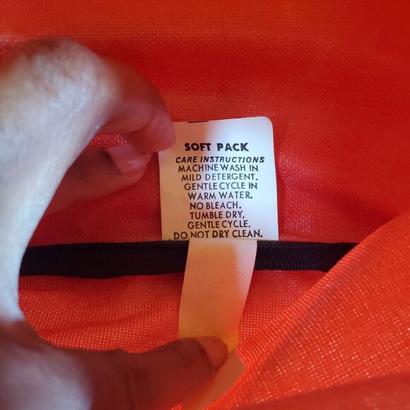 Vintage Kelty Oversized Fanny Pack Unisex Red Yellow Daypack Camping Hiking - Picture 4 of 8